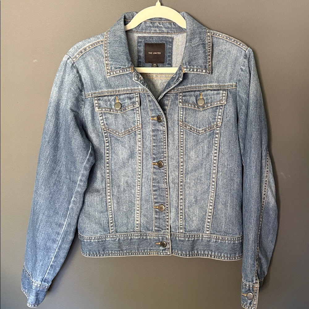 The Limited small Classic Blue Jean Jacket